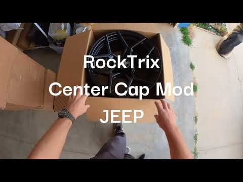 RockTrix Wheel Center Cap Modification - Jeep - POV step by step