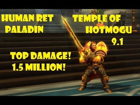 Human Ret Paladin PVP BG Brawl 9.1 - Top Damage with 1.5 Million Carnage!