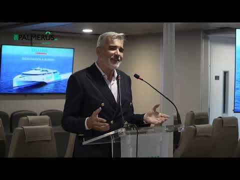 PALMERUS TV ▶️ - Baleària presenta el fast ferry Pepita Castellví en La Palma