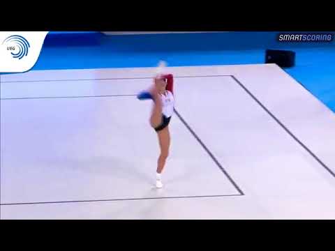 Enola MICHARD (FRA) - 2017 Aerobics Europeans, junior individual women