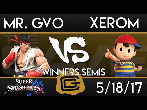 TCG Sm4sh - Mr. Gvo (Ryu) vs Xerom (Ness) - Winners Semis - Smash 4 - 5/18/17
