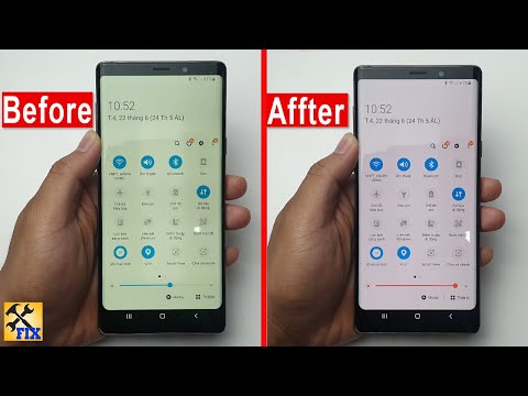 Fix Samsung Galaxy Note 9 Yellow screen in just 1 minute
