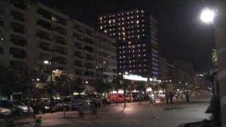 preview picture of video 'Fuengirola beach at night'