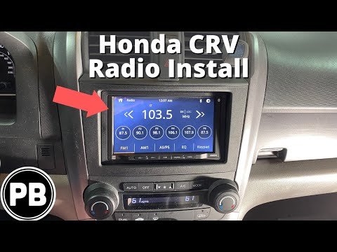 2007 - 2011 Honda CRV Radio install