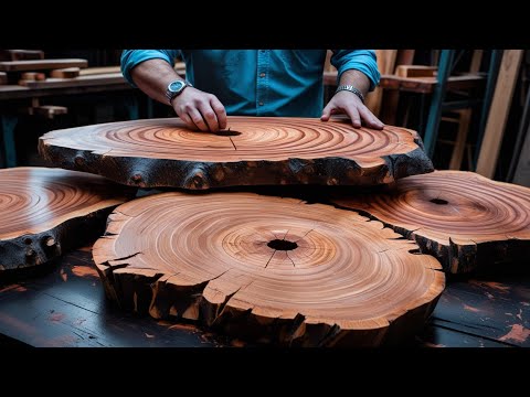 Deceptively Simple, Surprisingly Strong: A Brilliant Sapele Wood Desk Building Technique.