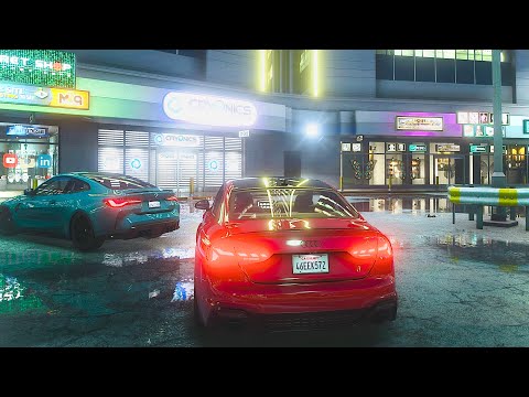 GTA 5 on RTX 3090 - Audi RS5 2022 Mod Gameplay | QuantV 3.0 & NaturalVision Evolved & ReShade