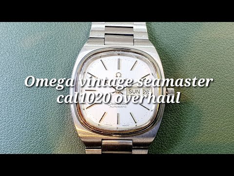 Omega vintage seamaster cal1020 watch restoration overhaul