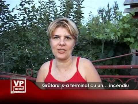 Grătarul s-a terminat cu un… incendiu