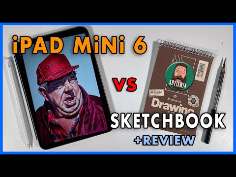Apple iPad mini vs. Sketchbook: Zeichnen + Künstlerrezension
