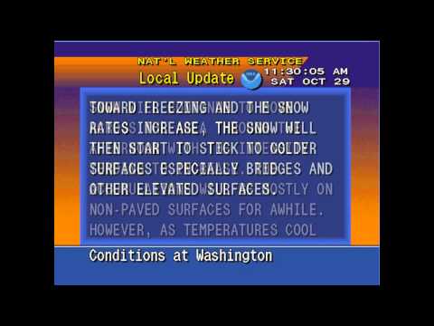 WeatherStar 4000 emulator v3 - 10/29/11 - 11:29AM