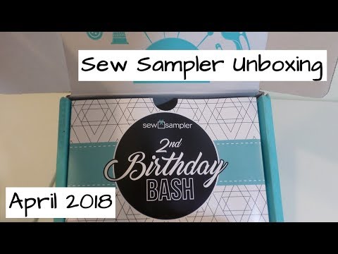 Sew Sampler Unboxing: April 2018