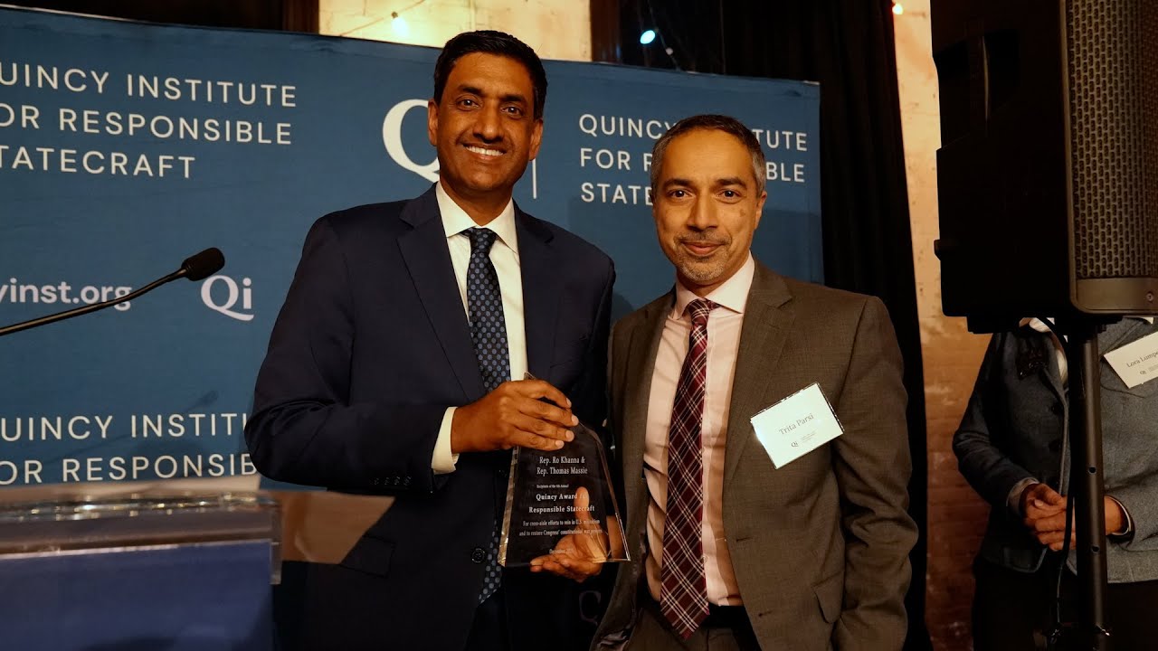 2025 QUINCY AWARDS: REP RO KHANNA (D-CA) SPEECH