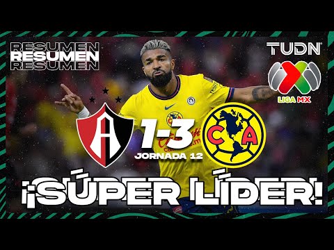 Highlights and goals | Atlas 1-3 América | Liga MX - CL2025 J12 | TUDN