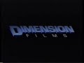 Dimension Films 2000 Company Logo VHS Capture