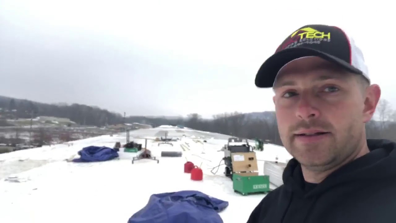 Installing a new 60mil TPO Roofing System