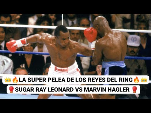 👑🔥LA SUPER PELEA DE LOS REYES DEL RING🔥👑 🥊SUGAR RAY LEONARD VS MARVIN HAGLER🥊 (Resumen)