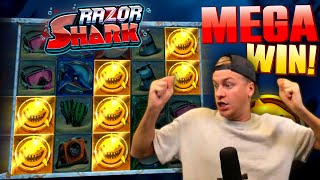 MEGA WIN on Razor Shark Slot! 🦈 (High Stakes) Video Video