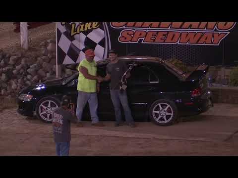EVO 8 dominates V-8's in Spectator Races - Shawano Speedway