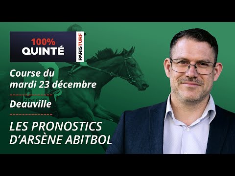 PMU Quinté Predictions - 100% Quinté for Tuesday, December 23rd at Deauville
