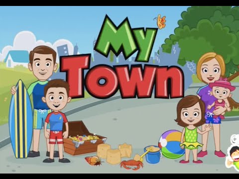 My Town : Beach Picnic Part 1 - iPad app demo for kids - Ellie - YouTube