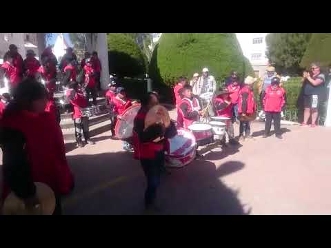 Banda de Musica UE Eduardo Abaroa "A" COLQUIRI en Copacabana, La Paz, BOLIVIA
