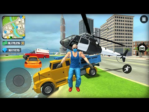 US Police Helicopter and Car Chasing Duty in Huge City - Go to Town IV - Android IOS Gameplay.