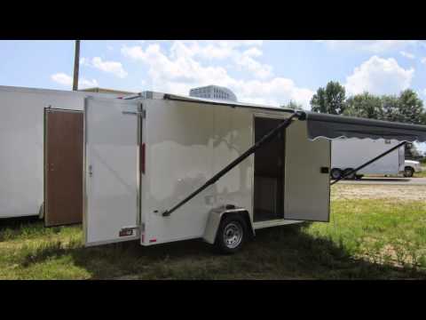 National Guard Cargo Trailer with Awning by Trailerlogic
