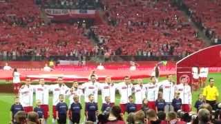 Polska 2:0 Niemcy - wyjście na murawę