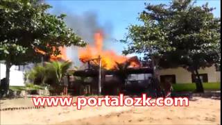 preview picture of video 'Incêndio Cais do Porto   Carla Machado   17 06 2014   Portal OZK'