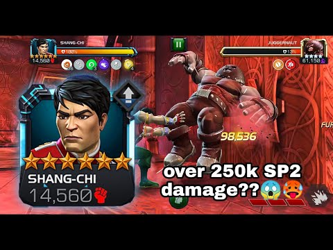 6 star rank 3 Shang-chi damage showcase and gameplay | Marvel contest of champions | mcoc