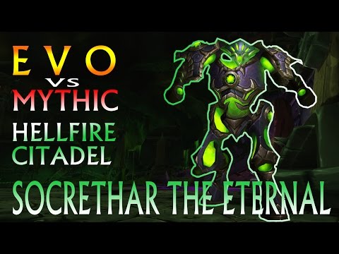 E V O vs Socrethar the Eternal Mythic - Resto Shaman PoV