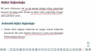 Eğitim Vadisi 10.Sınıf Coğrafya 13.Föy Nüfusun Özellikleri ve Önemi 2 Konu Anlatım Videoları