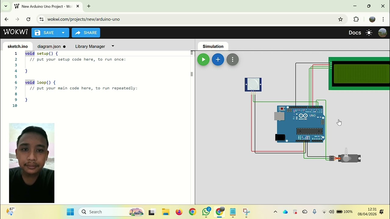 Tugas project 2 ( pintu otomatis )