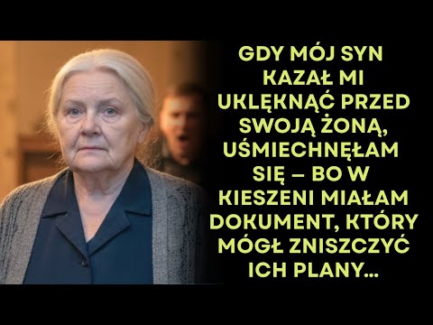 Mój syn krzyknął: „Uklęknij przed moją żoną!”. Uśmiechnęłam się… i odebrałam im wszystko