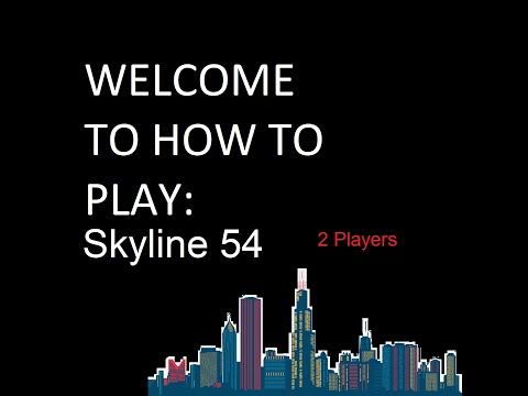 How to play Skyline 54 (2 player game)