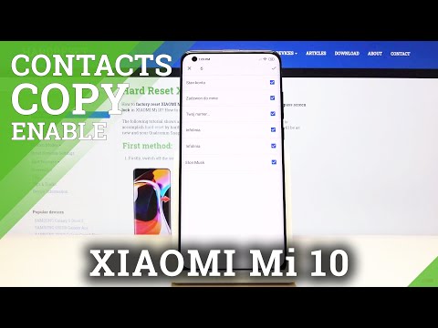 How to Copy Contacts in XIAOMI Mi 10 – Relocate Contacts