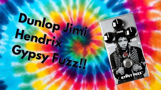 Video thumbnail for Dunlop Jimi Hendrix Gypsy Fuzz Pedal DEMO   NO TALKING by Sandy Ridge Music