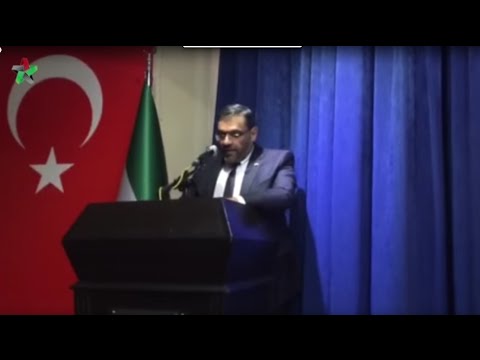 كلمة أنس العبدة رئيس الائتلاف الوطني السوري في احتفالية ذكرى الثورة في غازي عينتاب