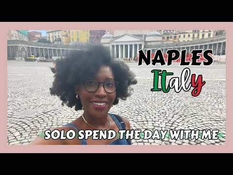 Spend The Day With Me Exploring Naples, Italy Solo| Living In Italy Vlog #13