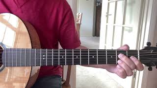 Banks of sweet Italy Robin Williamson guitar lesson solo version