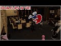 Doing FRONTFLIPS As Spider Man In VR VRChat Full Body Tracking