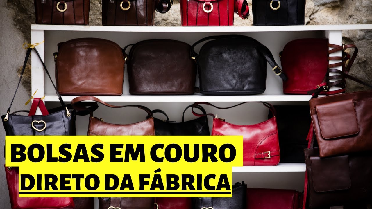 Watch Now Bolsas de COURO LEGÍTIMO direto da fábrica para REVENDA Bolsas de COURO LEGÍTIMO direto da fábrica para REVENDA