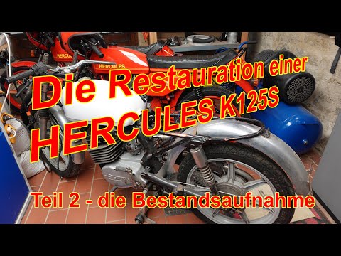 Restauration HERCULES K125S - Teil 2 - Bestandsaufnahme