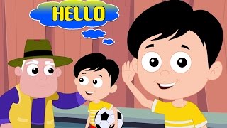 Hallo lied | Lieder für Kinder | Kinderlieder | Hello Song | Greeting Peoples Song In German