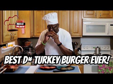 Best D* Turkey Burger Ever | Air Fryer Burger Recipe | Turkey Burger Recipe
