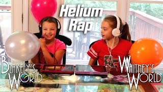 Helium Rap Challenge | Katy Perry Dark Horse | Whitney & Blakely