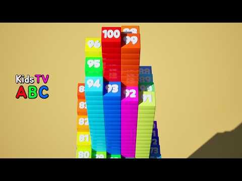 Number Song 1-100 | Counting by 1 up to 100 | Kids TV ABC
