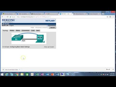 Saving Your Configuration in NETLAB