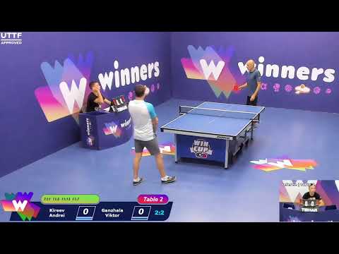 WINners CUP table 2  08.10 Kireev Andrei - Ganzhala Viktor 12:30