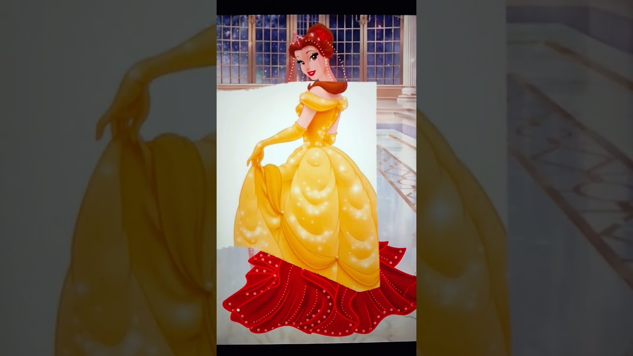 Princesse Disney Just Married🌹 #disney #glowup #transformation #art #artwork #shortswithzita #shorts
